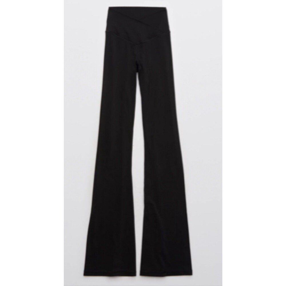 OFFLINE By Aerie Real Me High Waisted Crossover Flare Legging XS